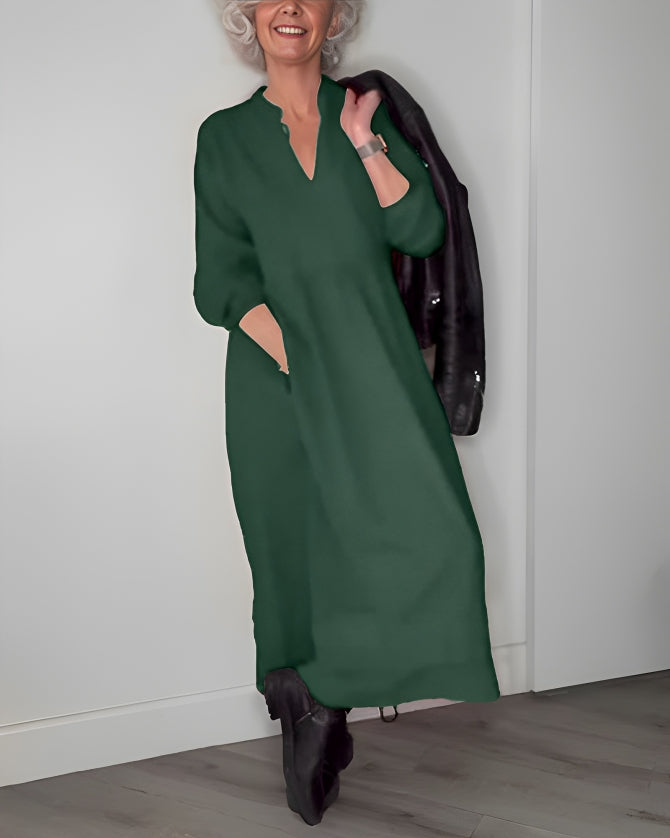 Grace | The slimming maxi dress with V-neckline