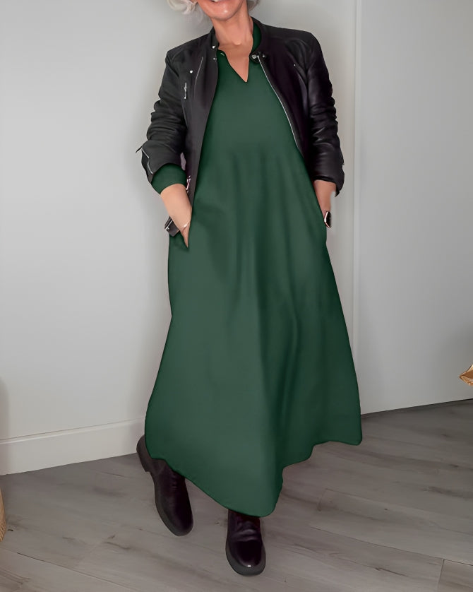 Grace | The slimming maxi dress with V-neckline
