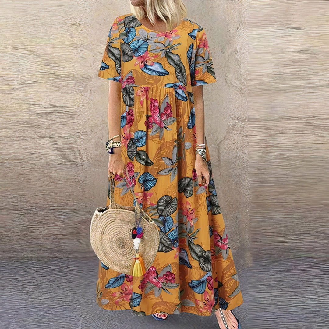 Colette | Vibrant Floral Maxi Dress