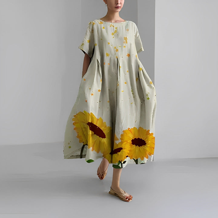 Vivienne | Elegant Printed Dress