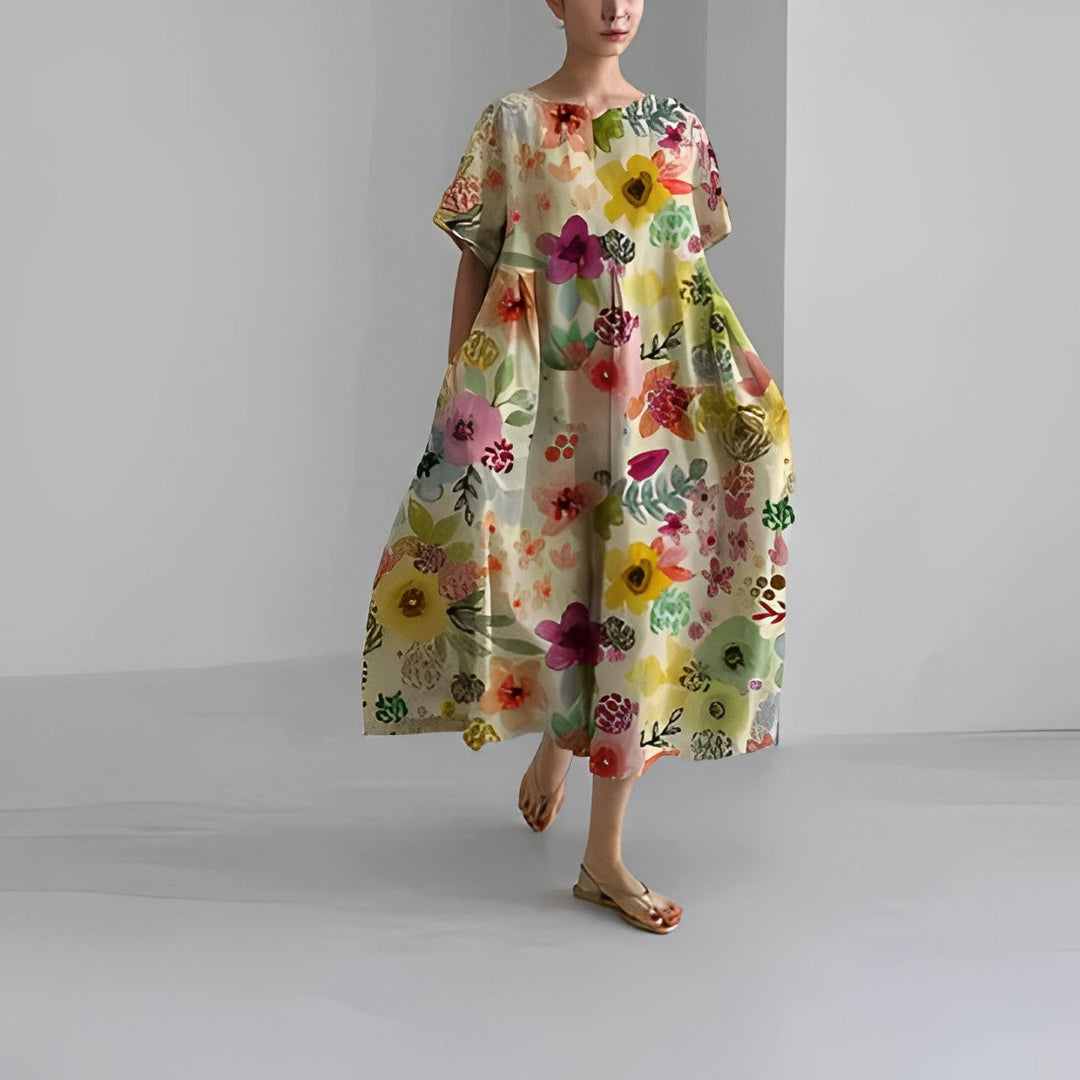 Vivienne | Elegant Printed Dress