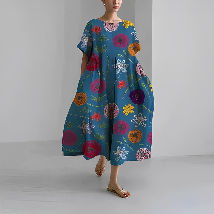 Vivienne | Elegant Printed Dress